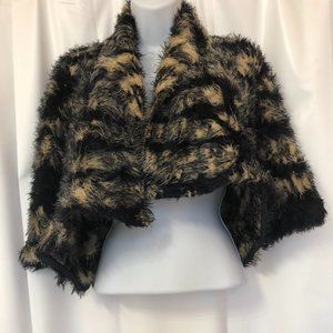 BCBG Catherine Fringe Cardigan Jacket Sweater Size M NWT